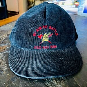 Vintage Royal Canadian Air Force 450 Tactical Helicopter Squadron Corduroy Hat
